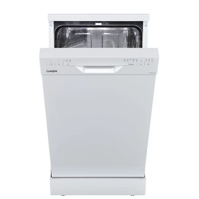 Gaba GMDW-45W fehér, programok száma: 5, szabadonálló, 10 terítékes mosogatógép