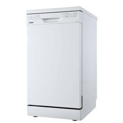 Gaba GMDW-45W fehér, programok száma: 5, szabadonálló, 10 terítékes mosogatógép