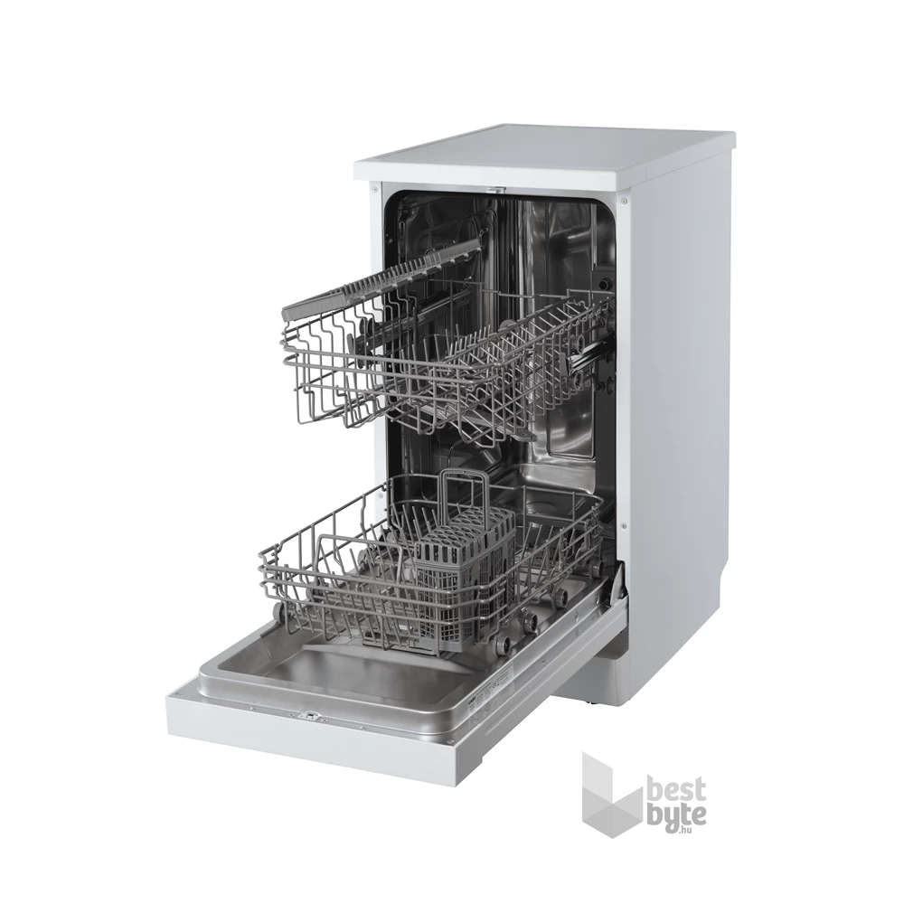 Gaba GMDW-45W fehér, programok száma: 5, szabadonálló, 10 terítékes mosogatógép
