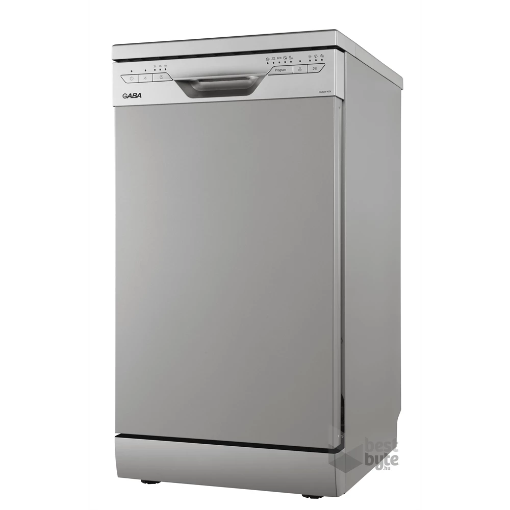 Gaba GMDW-45X inox, programok száma: 5, szabadonálló, 10 terítékes mosogatógép