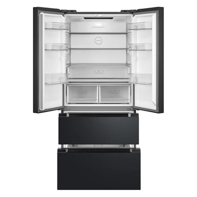 Gaba GMR-516DXE sötét inox, francia ajtós, alulfagyasztós, Hűtő:347L, Fagyasztó:169L, No Frost hűtőszekrény