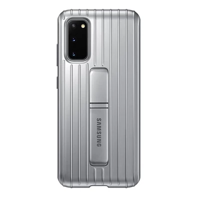 Galaxy EF-RG980CSEGEU S20 kitámasztós ezüst ütésálló hátlap