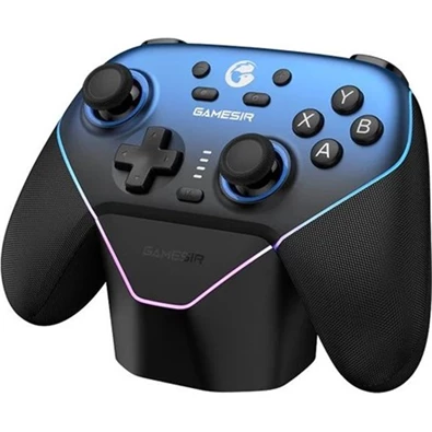 GameSir Super Nova Multiplatform Android/iOS/Nintendo Switch/PC Bluetooth/USB vezeték nélküli kék-fekete kontroller