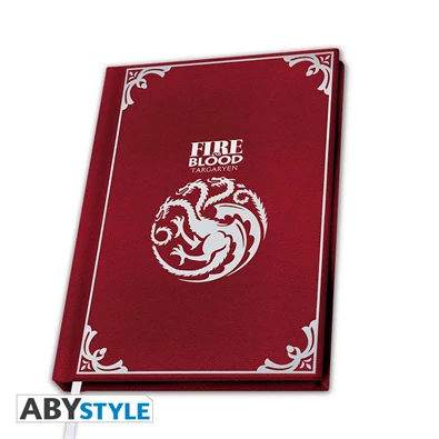 Game of Thrones Targaryen Premium A5 180 oldalas füzet
