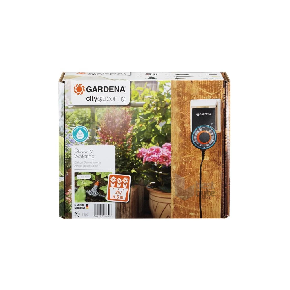 Gardena 1407-20 city gardening teljesen önműködő erkélyláda öntöző