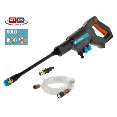 Gardena AquaClean 24/18v V4A akkumulátor nélkül magasnyomású mósó