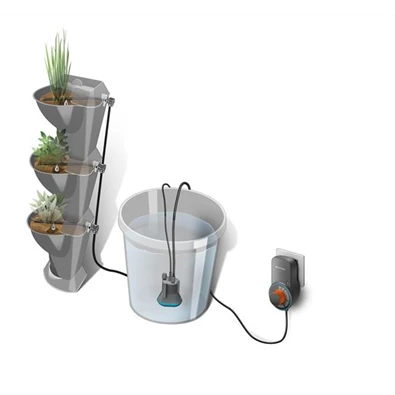 Gardena NatureUp! city gardening víztárolóhoz bővített öntözőkészlet