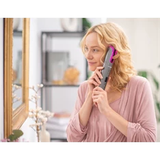 Garett Beauty Curly szürke-pink akkus automata hajgöndörítő