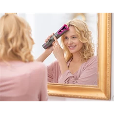 Garett Beauty Curly szürke-pink akkus automata hajgöndörítő