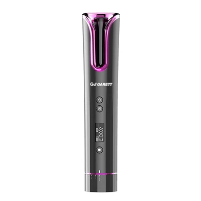 Garett Beauty Curly szürke-pink akkus automata hajgöndörítő