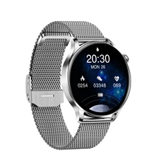 Garett Lady Elegance RT acél szíjas ezüst okosóra