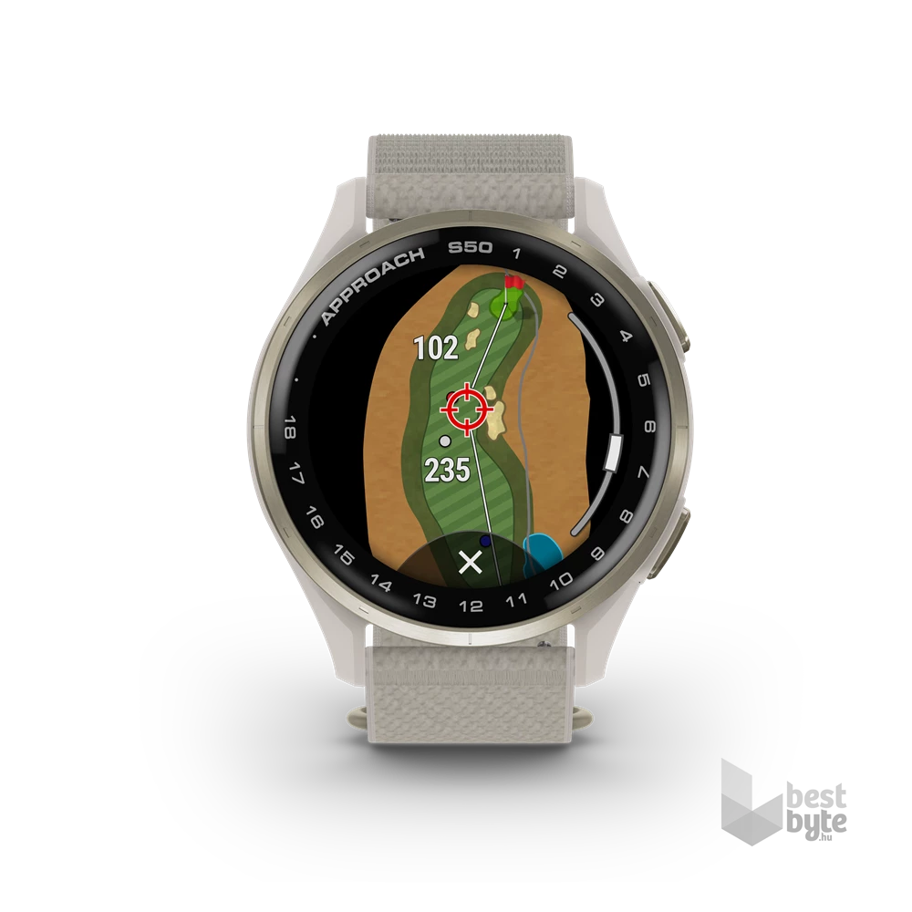 Garmin Approach S50 arany krém okosóra