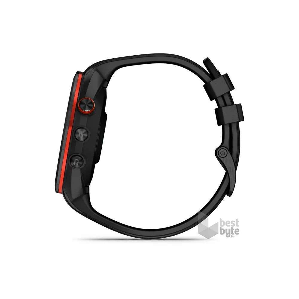 Garmin Approach S70 (47mm) fekete kerámia fekete szilikon szíjjal (ED) okosóra