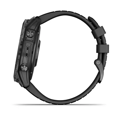 Garmin Epix Pro (Gen 2) 51 mm, szürke, fekete szilikon szíjjal okosóra