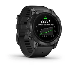 Garmin Epix Pro (Gen 2) 51 mm, szürke, fekete szilikon szíjjal okosóra