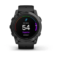 Garmin Epix Pro (Gen 2) 51 mm, szürke, fekete szilikon szíjjal okosóra