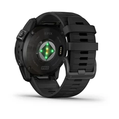 Garmin Epix Pro (Gen 2) 51 mm, szürke, fekete szilikon szíjjal okosóra