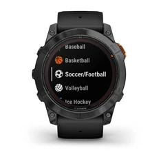Garmin Fenix 7X Pro Solar, szürke, fekete szilikon szíjjal okosóra