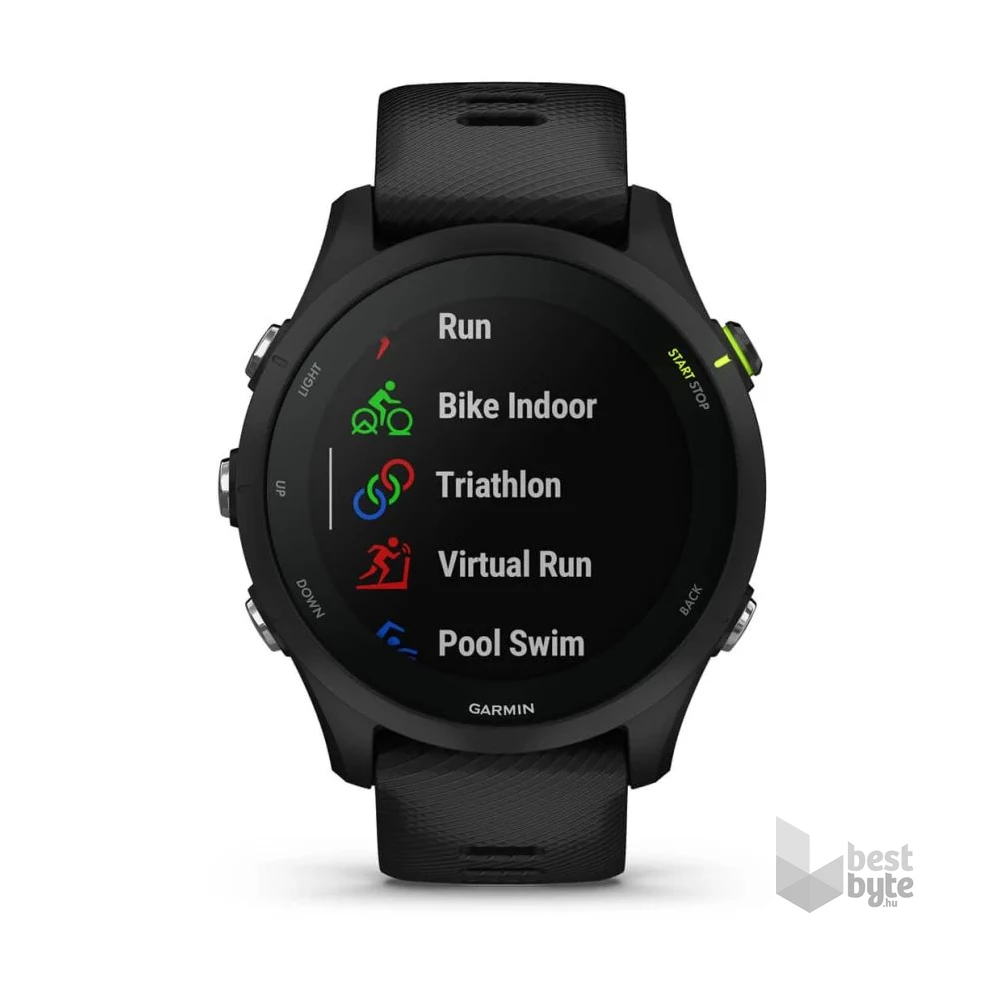 Garmin Forerunner 255 Music Fekete okosóra