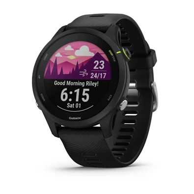 Garmin Forerunner 255 Music Fekete okosóra
