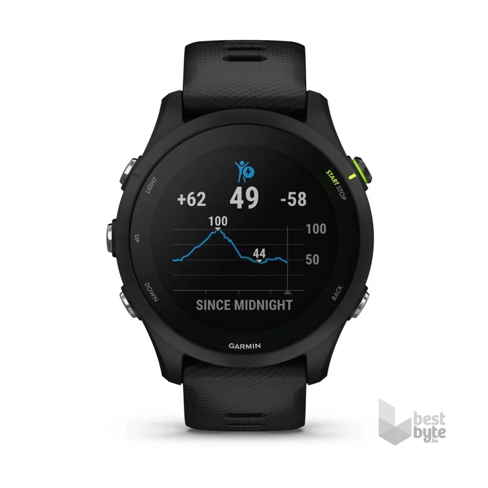Garmin Forerunner 255 Music Fekete okosóra