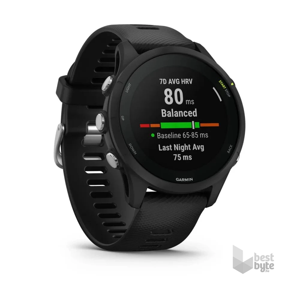 Garmin Forerunner 255 Music Fekete okosóra