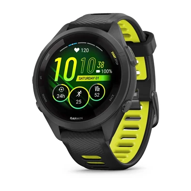 Garmin Forerunner 265S fekete-sárga okosóra