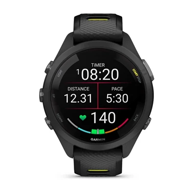 Garmin Forerunner 265S fekete-sárga okosóra