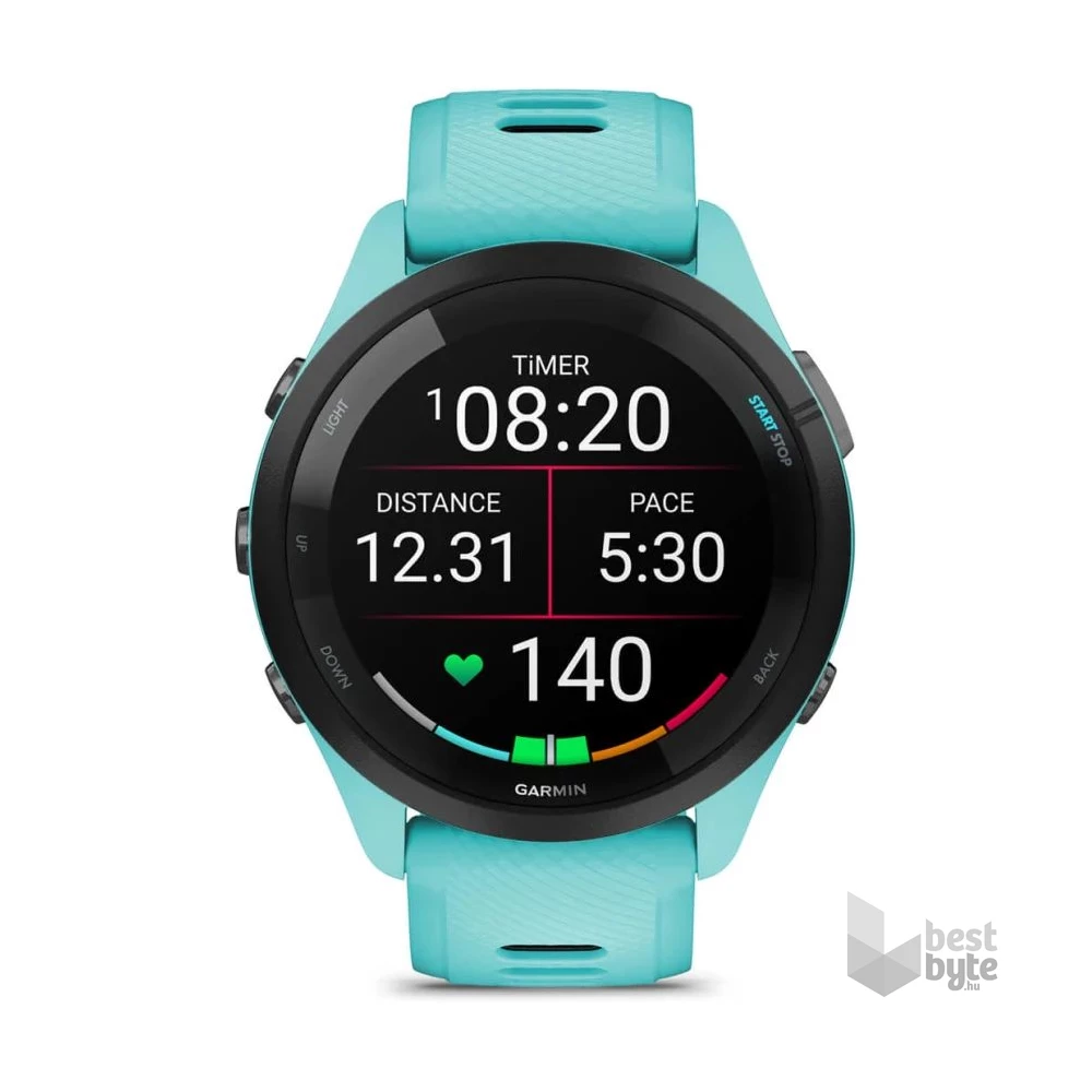Garmin Forerunner 265 aqua-fekete okosóra