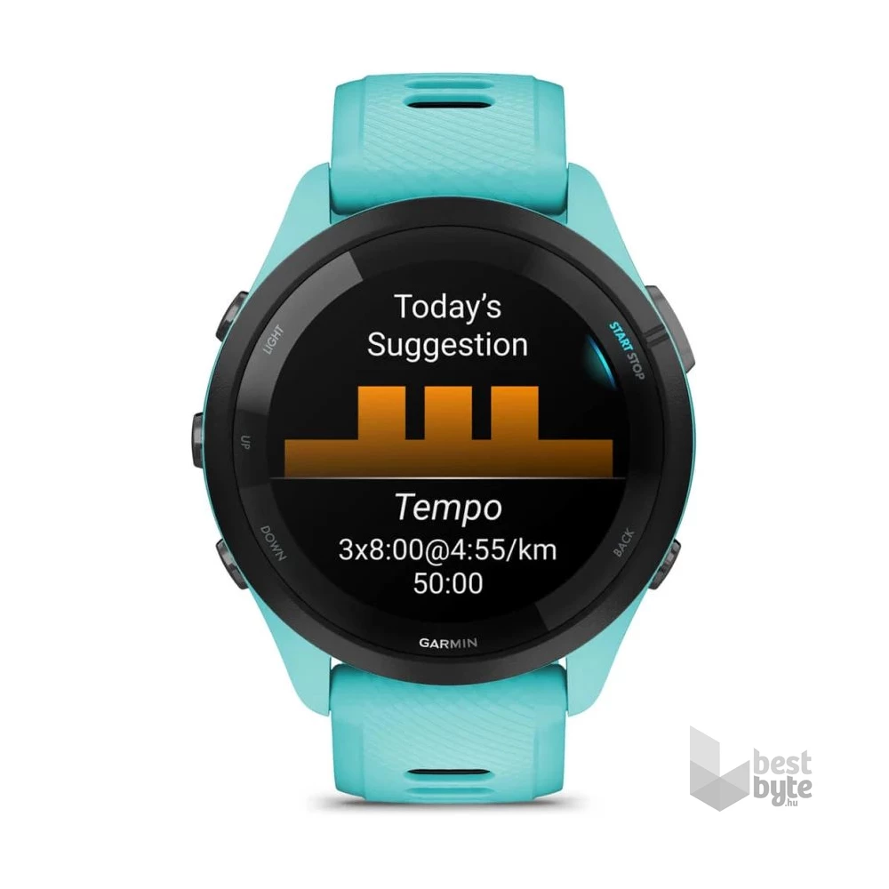 Garmin Forerunner 265 aqua-fekete okosóra