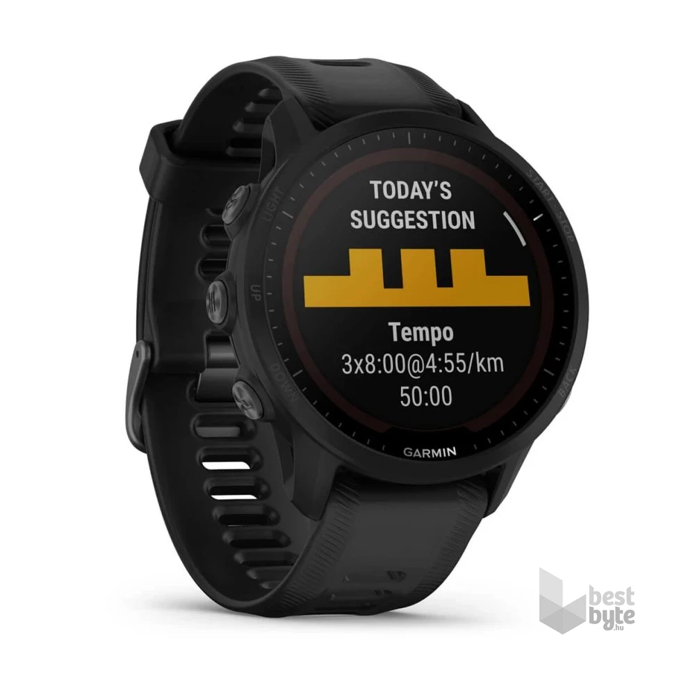 Garmin Forerunner 955 Solar Fekete okosóra