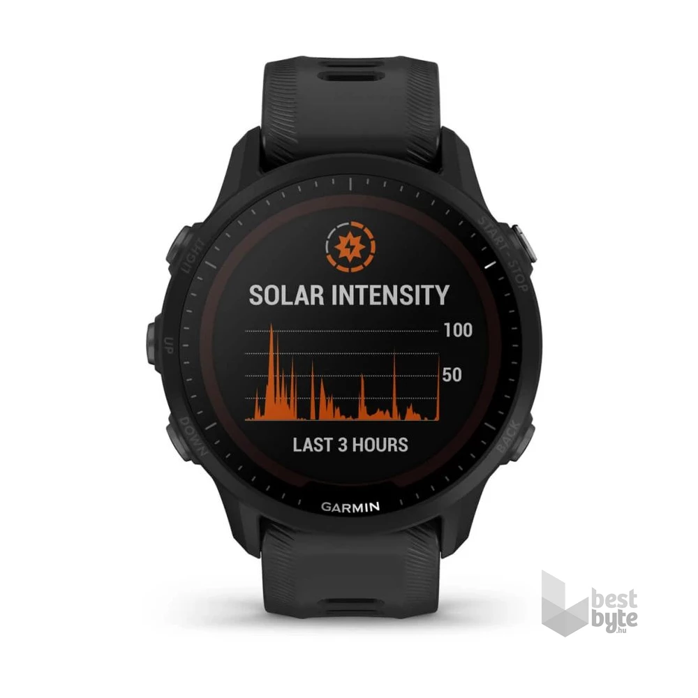 Garmin Forerunner 955 Solar Fekete okosóra