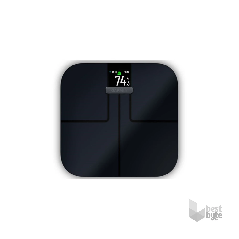 Garmin INDEX S2 fekete okosmérleg (Újszerű)