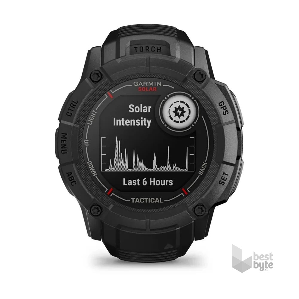 Garmin Instinct 2X Solar Tactical fekete okosóra