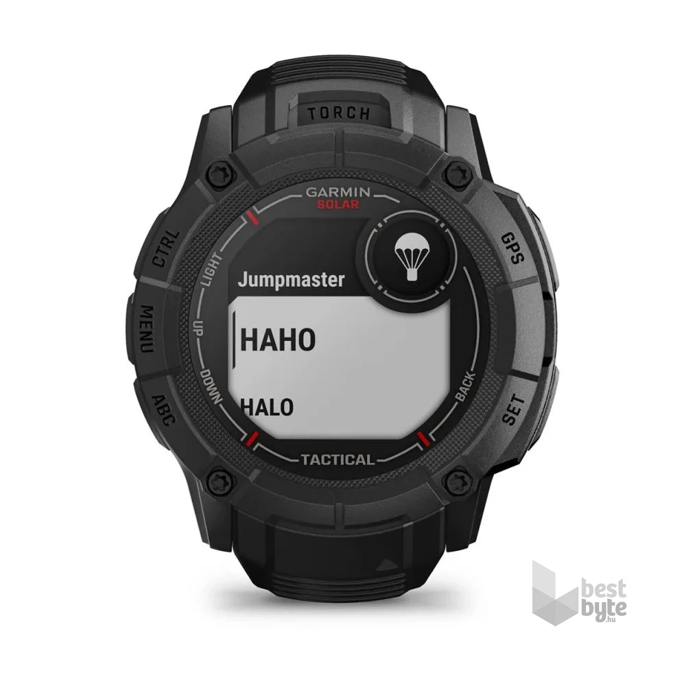 Garmin Instinct 2X Solar Tactical fekete okosóra