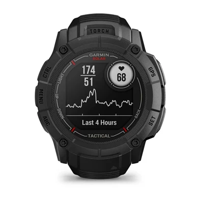 Garmin Instinct 2X Solar Tactical fekete okosóra