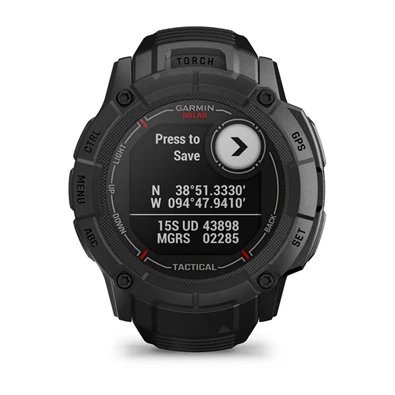 Garmin Instinct 2X Solar Tactical fekete okosóra