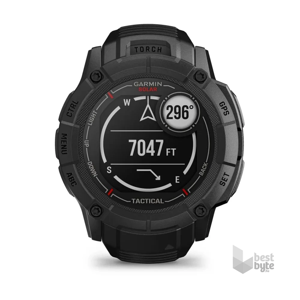 Garmin Instinct 2X Solar Tactical fekete okosóra