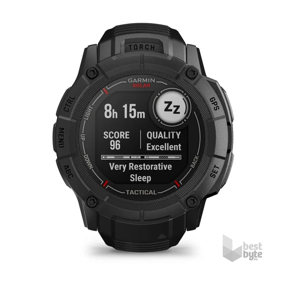 Garmin Instinct 2X Solar Tactical fekete okosóra