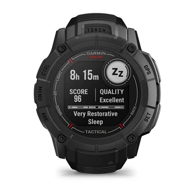 Garmin Instinct 2X Solar Tactical fekete okosóra