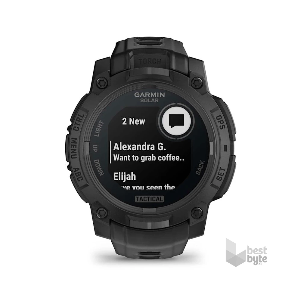 Garmin Instinct 3 Solar Tactical Edition (45mm) fekete okosóra