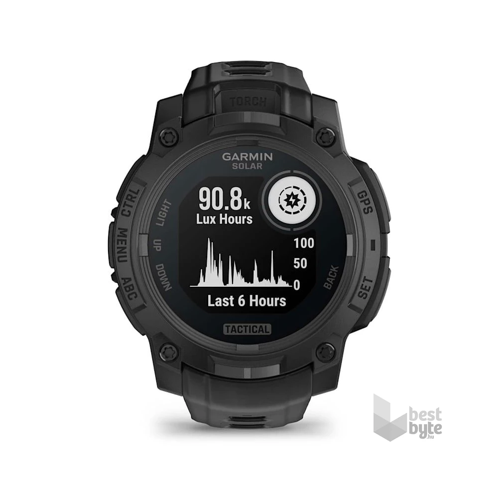 Garmin Instinct 3 Solar Tactical Edition (45mm) fekete okosóra