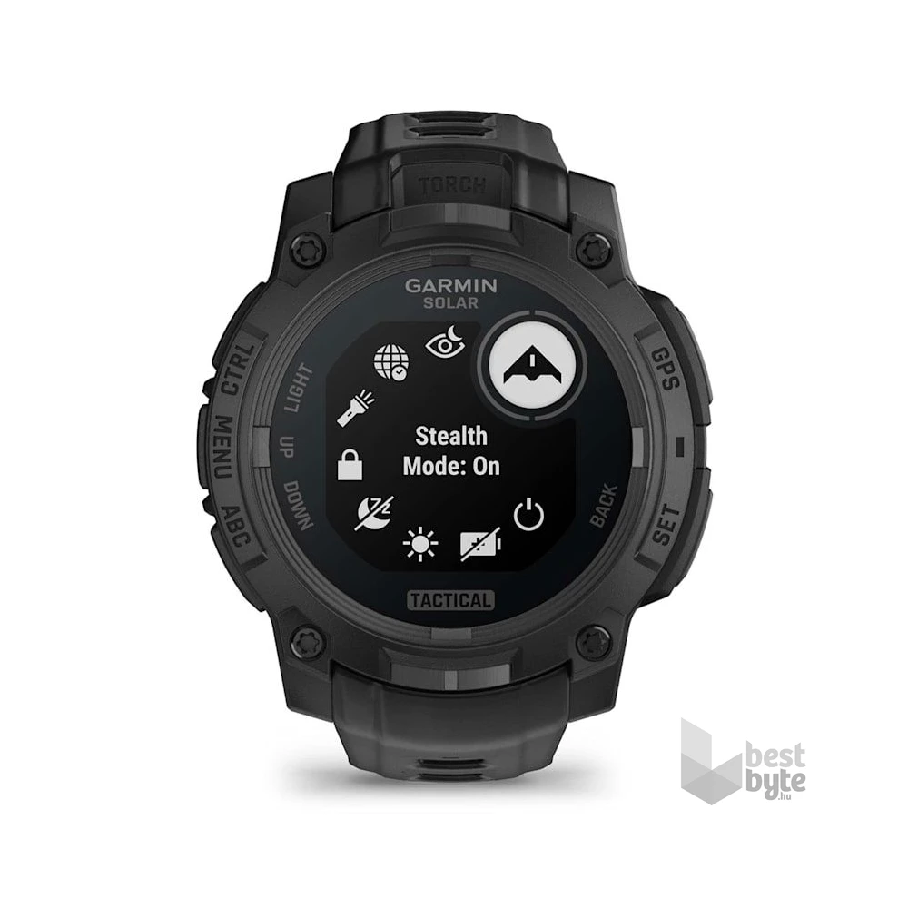 Garmin Instinct 3 Solar Tactical Edition (45mm) fekete okosóra