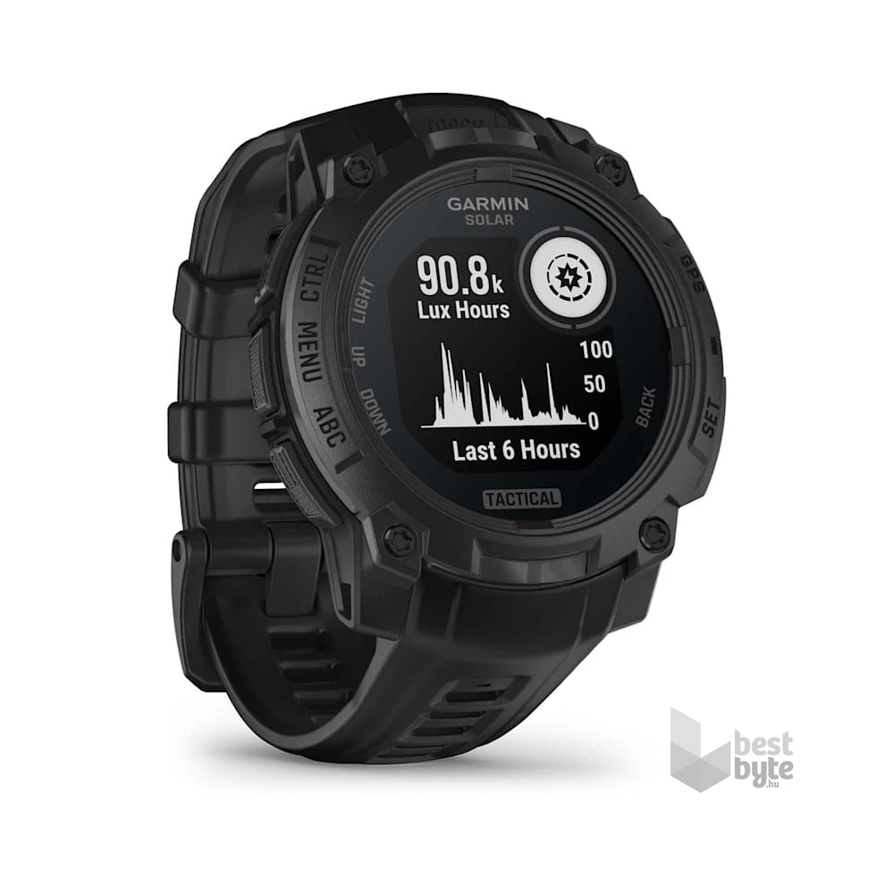 Garmin Instinct 3 Solar Tactical Edition (45mm) fekete okosóra