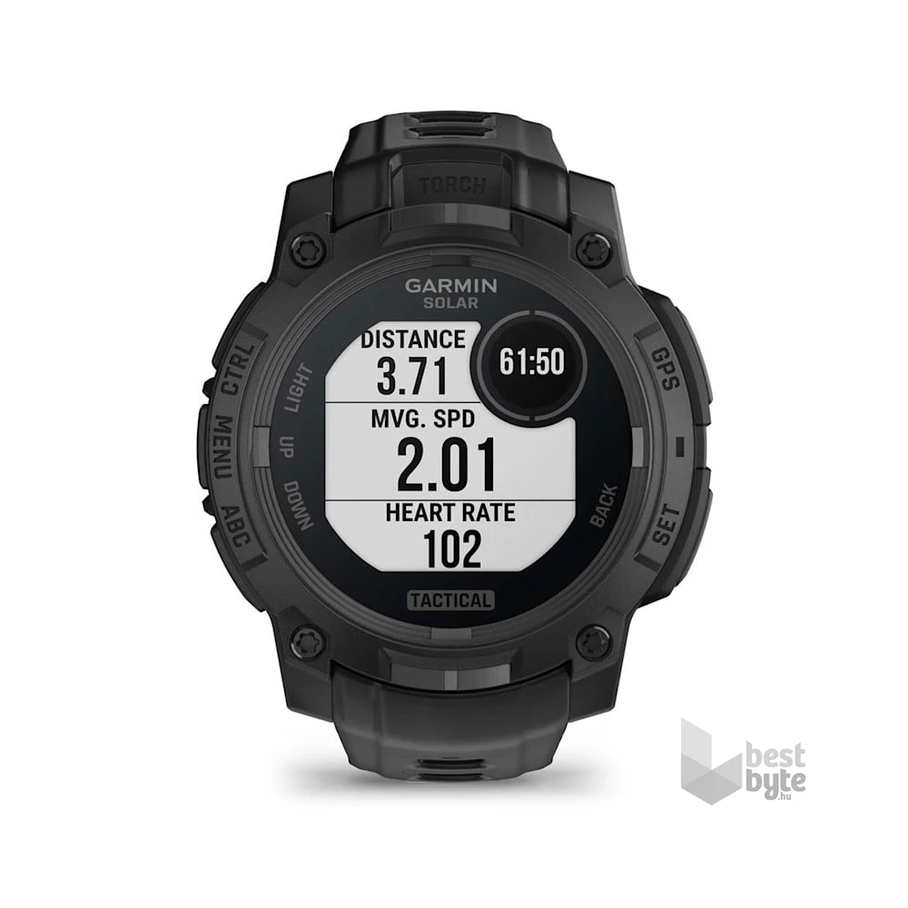 Garmin Instinct 3 Solar Tactical Edition (45mm) fekete okosóra