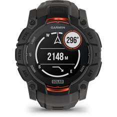 Garmin Instinct 3 50mm Solar fekete sötétszürke szíjjal okosóra