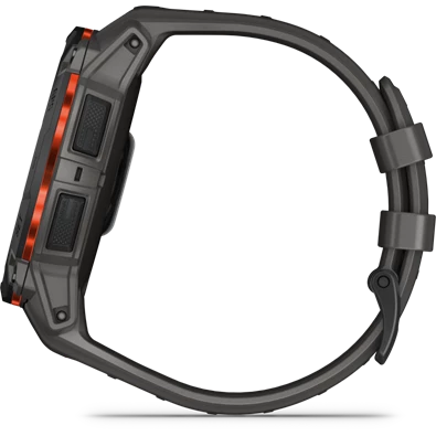 Garmin Instinct 3 50mm Solar fekete sötétszürke szíjjal okosóra