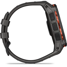 Garmin Instinct 3 50mm Solar fekete sötétszürke szíjjal okosóra
