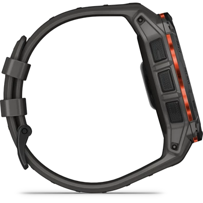 Garmin Instinct 3 50mm Solar fekete sötétszürke szíjjal okosóra