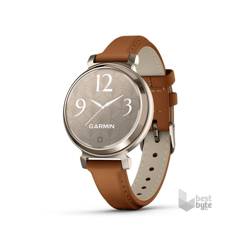 Garmin Lily 2 Classic bőr szíjas krémarany okosóra